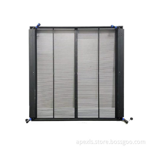 Durable vivid color transparent led display